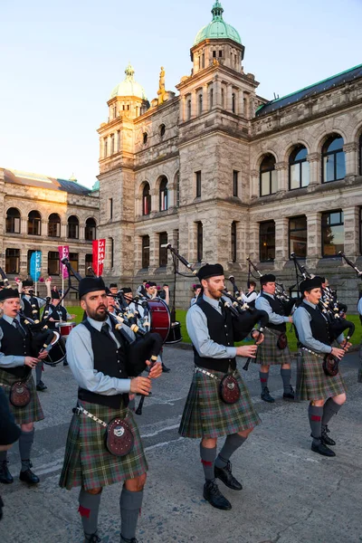 Victoria Canada Травня 2017 Victoria Highland Games Celtic Festival Стартують — стокове фото