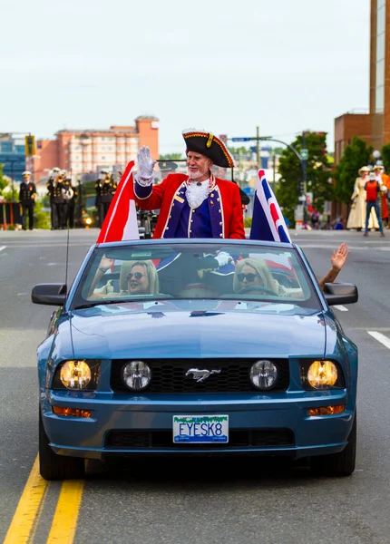 Victoria Canadá Mayo Desfile Más Grande Victoria Que Atrae Más —  Fotos de Stock