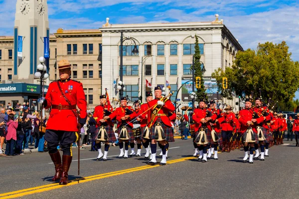 September 2017 British Columbia Law Enforcement Memorial Service Annual March — ストック写真
