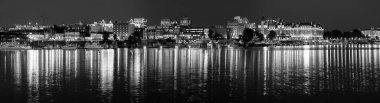 Victoria B.C. Canada September 11, 2017: Inner Harbor Panorama