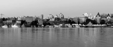 Victoria B.C. Canada September 11, 2017: Inner Harbor Panorama