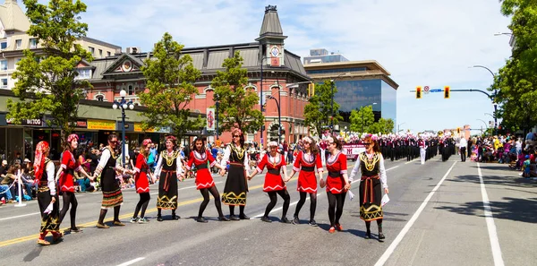 Victoria Canada Květen Viktoriin Největší Průvod Přilákání Více Než 100 — Stock fotografie