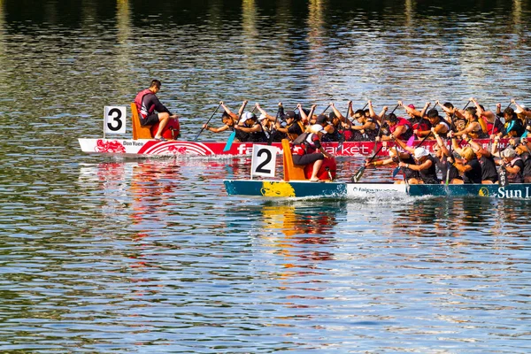 Victoria Canada Aug Annual Victoria Dragon Boat Festival One Victoria — Stock Photo, Image