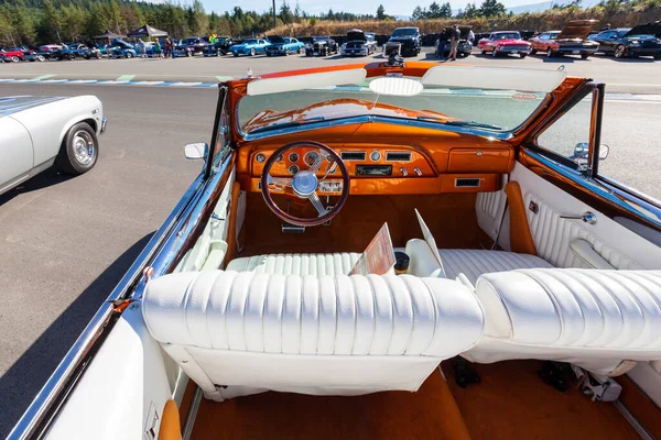 Exposição Automóveis Luxo Vintage Desportivos — Fotografia de Stock