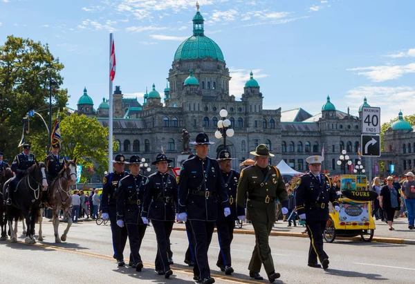 Září 2017 British Columbia Law Enforcement Memorial Service Výroční Pochod — Stock fotografie