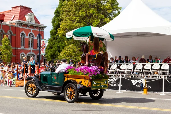 Victoria Canada Mei Victoria Grootste Parade Het Aantrekken Van Meer — Stockfoto