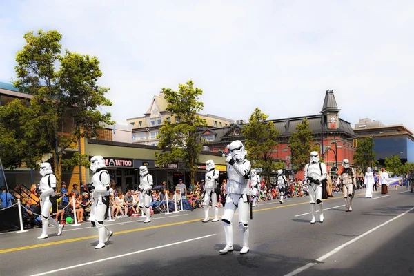 Victoria Canada Mei Victoria Grootste Parade Het Aantrekken Van Meer — Stockfoto