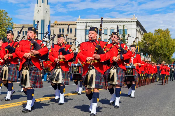 September 2017 British Columbia Law Enforcement Memorial Service Jaarlijkse Mars — Stockfoto