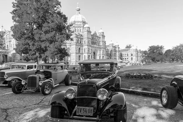 Szeged Magyarország Aug 2021 Hátsó Vintage Autók Fesztiválja Beleértve Common — Stock Fotó