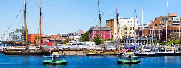 Victoria Canada September 2017 Inner Harbor Panorama — Fotografia de Stock