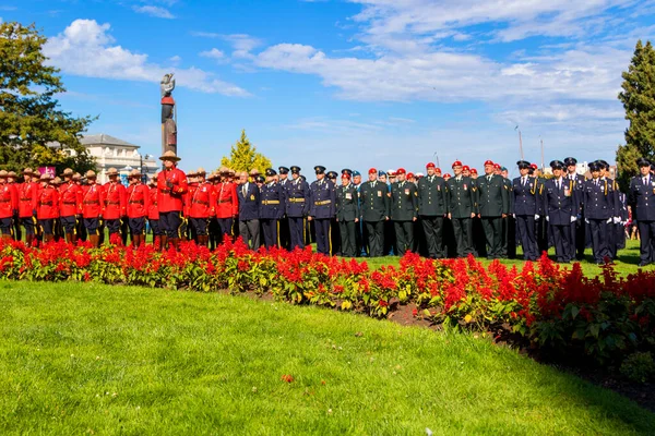 Září 2017 British Columbia Law Enforcement Memorial Service Výroční Pochod — Stock fotografie