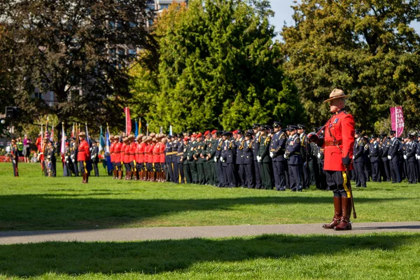 Září 2017 British Columbia Law Enforcement Memorial Service Výroční Pochod — Stock fotografie