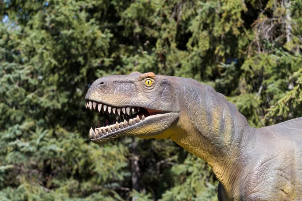 Calgary Canada 2014 Calgary Zoo Exhibition Prehistoric Park Attract Young — Stock Photo, Image