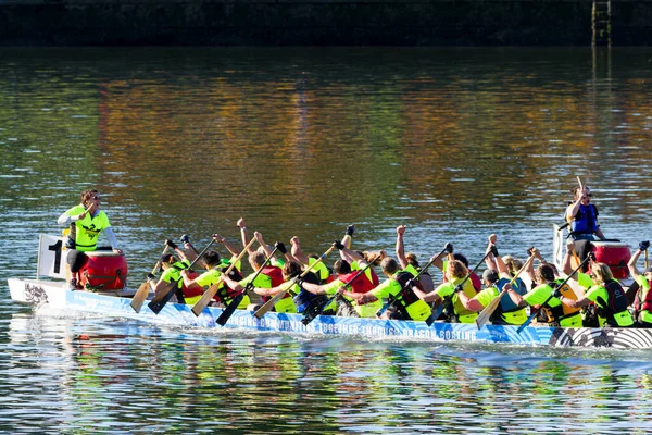 Victoria Canada Aug Щорічний Фестиваль Човнів Вікторія Дракон Одне Найбільш — стокове фото