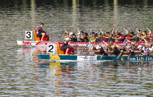 Victoria Canada Aug Den Årliga Victoria Dragon Boat Festival Victorias — Stockfoto