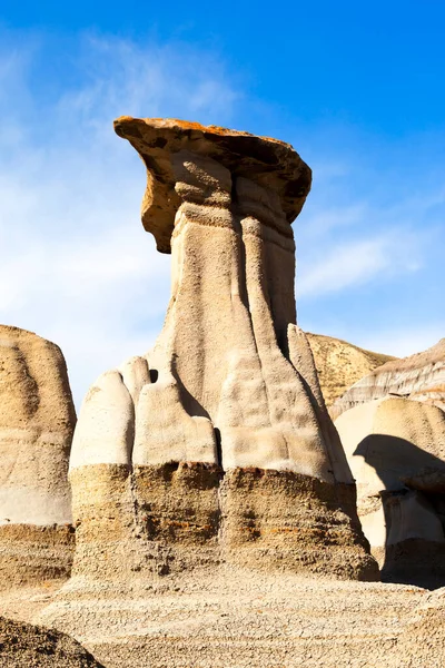 Drumheller Badlands Dinosaur Provincial Park Alberta Rich Deposits Fossils Dinosaur — Stock Photo, Image