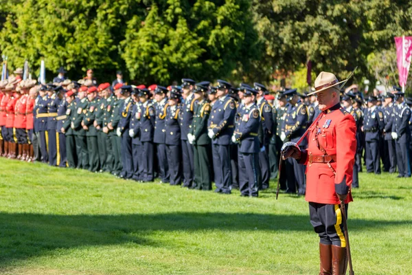 Září 2017 British Columbia Law Enforcement Memorial Service Výroční Pochod — Stock fotografie