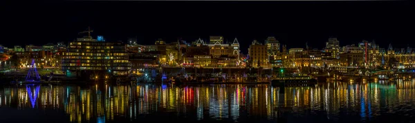 Victoria Canada September 2017 Inner Harbor Panorama — Foto Stock