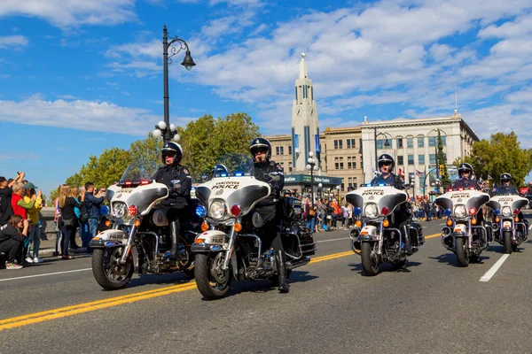 September 2017 British Columbia Law Enforcement Memorial Service Jaarlijkse Mars — Stockfoto