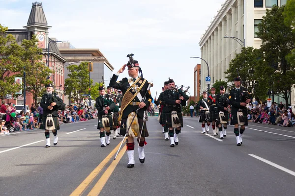 Victoria Canada Mei Victoria Grootste Parade Het Aantrekken Van Meer — Stockfoto