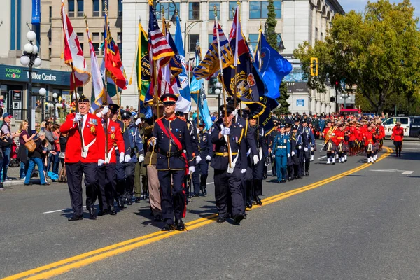 September 2017 British Columbia Law Enforcement Memorial Service Jaarlijkse Mars — Stockfoto