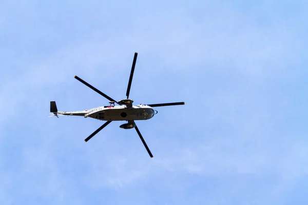 Helikopter Som Flyger Himlen — Stockfoto