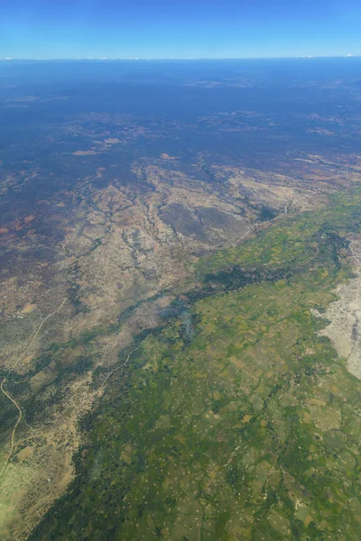 Luftaufnahme Von Berg Und Bergen — Stockfoto