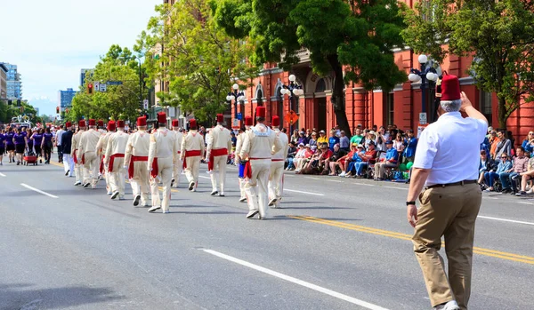 Victoria Canada Mei Victoria Grootste Parade Het Aantrekken Van Meer — Stockfoto