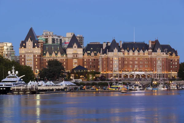 Scenic Shot Fairmont Empress Hotel Victoria British Columbia Canada — Stock Photo, Image