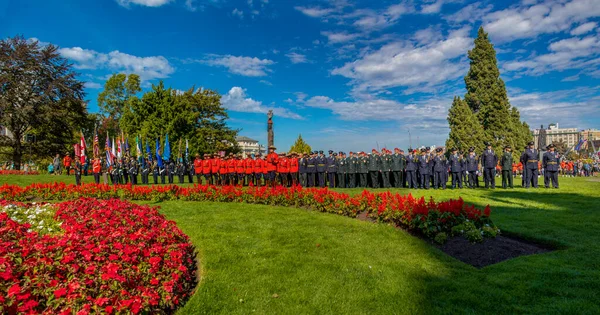 Září 2017 British Columbia Law Enforcement Memorial Service Výroční Pochod — Stock fotografie