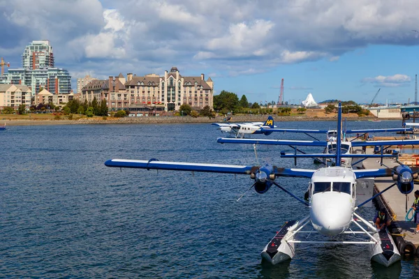 Victoria Canada Juin 2019 Hydravion Dans Port Intérieur Transport Est — Photo