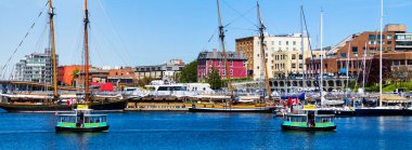 Victoria B.C. Canada September 11, 2017: Inner Harbor Panorama