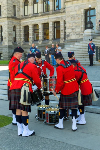 Вересня 2017 Року Щорічний Марш British Columbia Law Enforcement Memorial — стокове фото