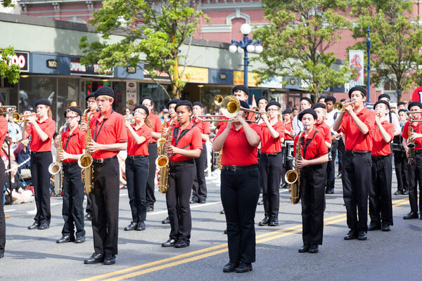 Victoria Canada - May 22,17: Victoria's largest parade and attracting well over 100,000 people from Canada and USA.