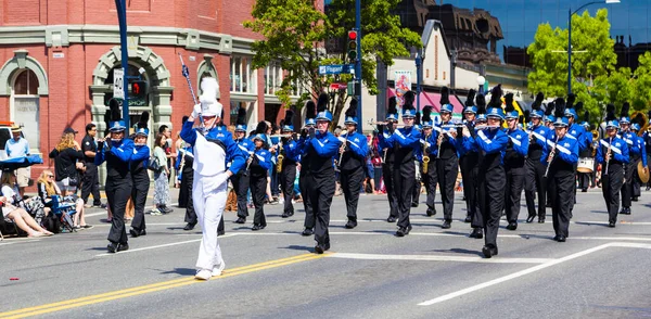 Victoria Canadá Mayo Desfile Más Grande Victoria Que Atrae Más — Foto de Stock