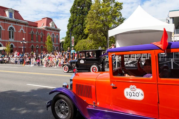 Victoria Canada Ago 2017 Automóviles Importación Exóticos Exhiben Reunión Anual — Foto de Stock