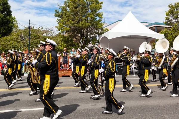 Victoria Canadá Mayo Desfile Más Grande Victoria Que Atrae Más — Foto de Stock