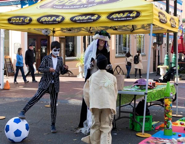 Victoria Bristish Columbia Canada October 2017 Unidentified Participants Dressed Character — Stock Fotó