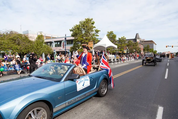 Victoria Canadá Mayo Desfile Más Grande Victoria Que Atrae Más — Foto de Stock