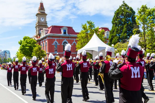 Victoria Canadá Mayo Desfile Más Grande Victoria Que Atrae Más — Foto de Stock