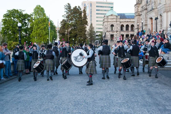 Victoria Canada May 2017 Victoria Highland Games Celtic Festival Kicks — Stok fotoğraf