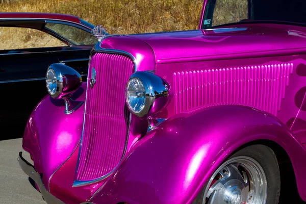 Exposição Automóveis Luxo Vintage Desportivos — Fotografia de Stock