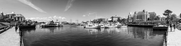 Victoria Canada Вересня 2017 Inner Harbor Panorama — стокове фото