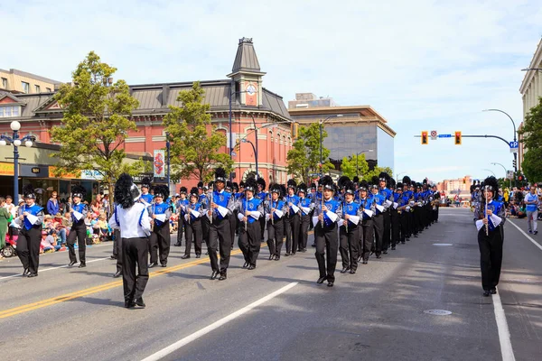 Victoria Canada May 2017 Unidentified Marching Band Victoria Day Parade — Photo