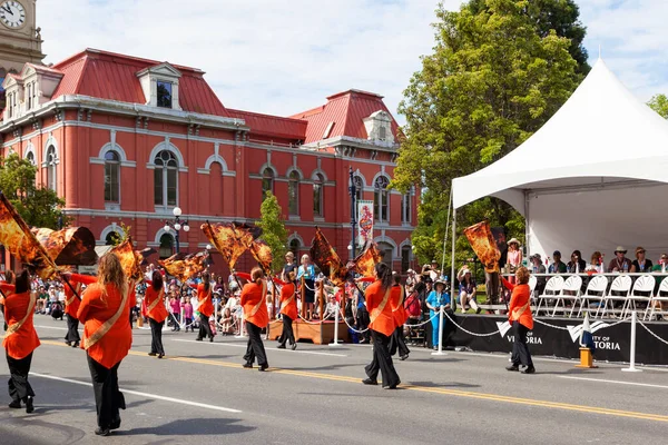 Victoria Canada Mei Victoria Grootste Parade Het Aantrekken Van Meer — Stockfoto