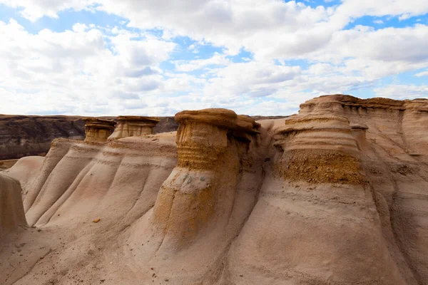 Drumheller Badlands Dinosaur Provincial Park Alberta Rich Deposits Fossils Dinosaur — Stock Photo, Image