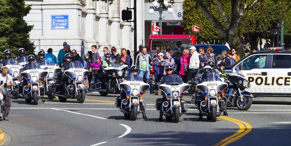 September 2017 British Columbia Law Enforcement Memorial Service Jaarlijkse Mars — Stockfoto