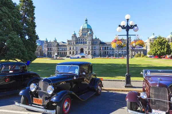 Victoria Canada Ago 2017 Automóviles Importación Exóticos Exhiben Reunión Anual — Foto de Stock