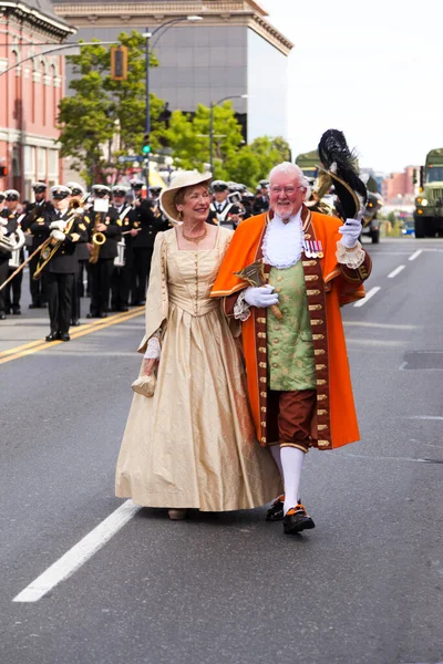 Victoria Canada Mei Victoria Grootste Parade Het Aantrekken Van Meer — Stockfoto