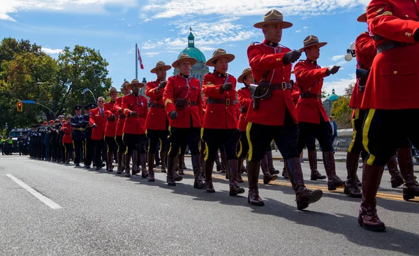 Září 2017 British Columbia Law Enforcement Memorial Service Výroční Pochod — Stock fotografie